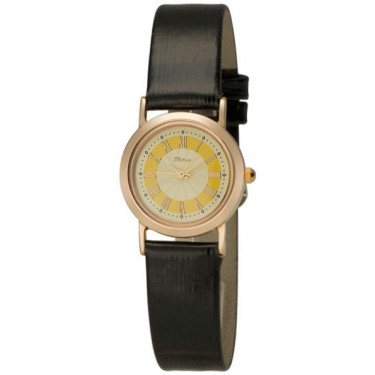 Женские золотые наручные часы Platinor 98130.420