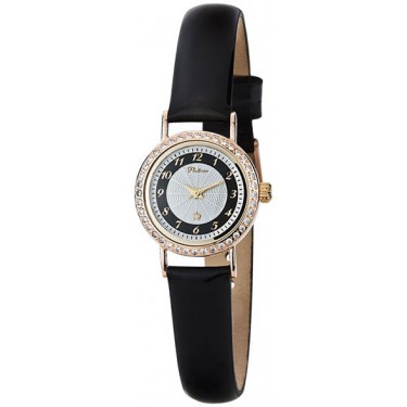 Женские золотые наручные часы Platinor 98136-2.208