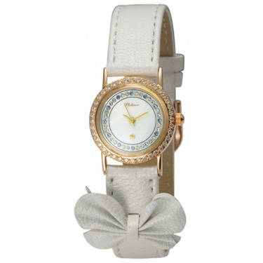 Женские золотые наручные часы Platinor 98136.326