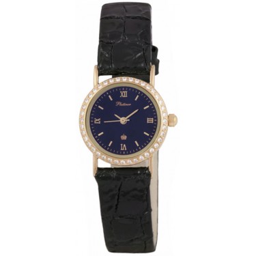 Женские золотые наручные часы Platinor 98136.516