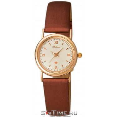 Женские золотые наручные часы Platinor 98150.122