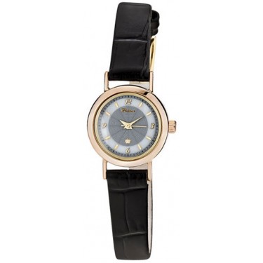 Женские золотые наручные часы Platinor 98150-2.241