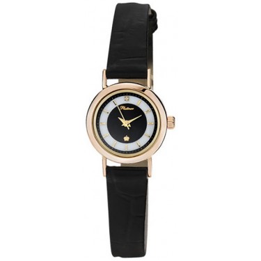 Женские золотые наручные часы Platinor 98150-2.523