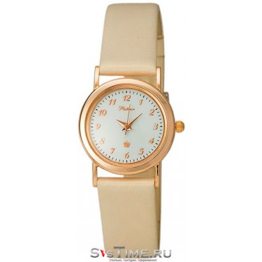 Женские золотые наручные часы Platinor 98150.305