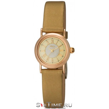 Женские золотые наручные часы Platinor 98150.417