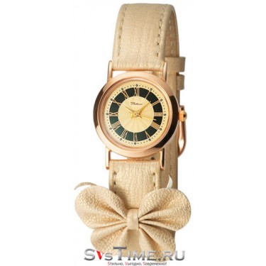 Женские золотые наручные часы Platinor 98150.418