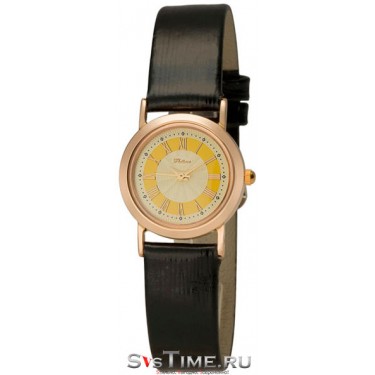 Женские золотые наручные часы Platinor 98150.420