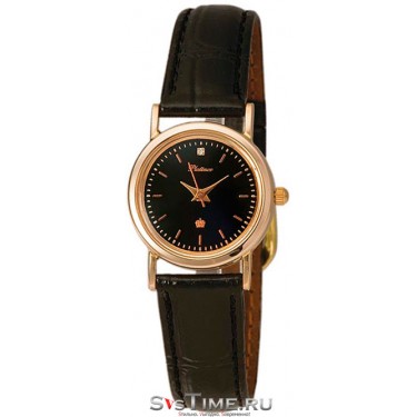 Женские золотые наручные часы Platinor 98150.503