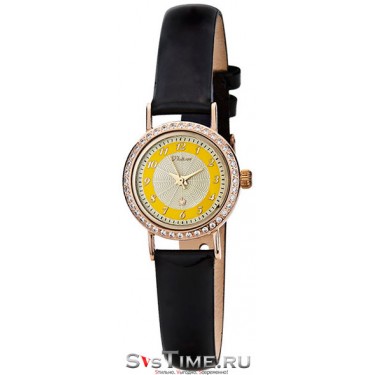 Женские золотые наручные часы Platinor 98156-2.410