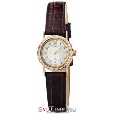 Женские золотые наручные часы Platinor 98156.210