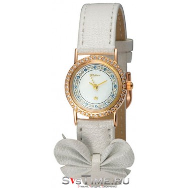 Женские золотые наручные часы Platinor 98156.326