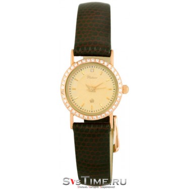 Женские золотые наручные часы Platinor 98156.404