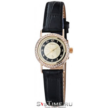 Женские золотые наручные часы Platinor 98156.408