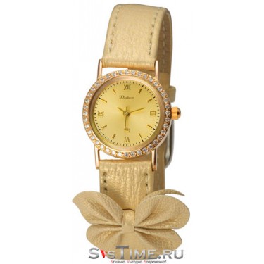 Женские золотые наручные часы Platinor 98156.416