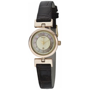 Женские золотые наручные часы Platinor 98230.410