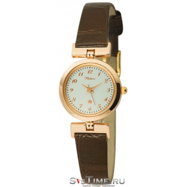 Женские золотые наручные часы Platinor 98250.105