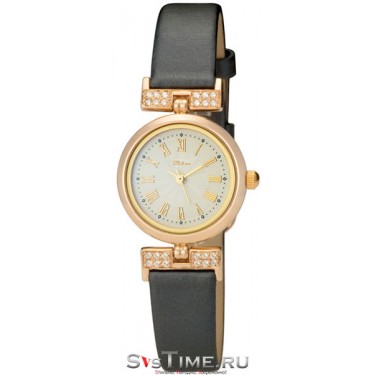Женские золотые наручные часы Platinor 98256.220