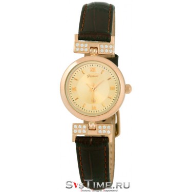 Женские золотые наручные часы Platinor 98256.416