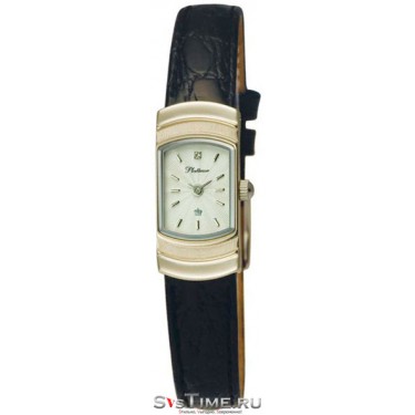 Женские золотые наручные часы Platinor 98340.104