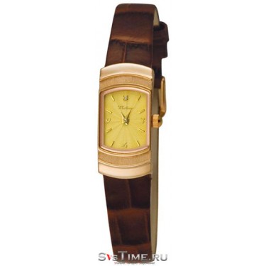 Женские золотые наручные часы Platinor 98350.412