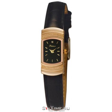 Женские золотые наручные часы Platinor 98350.504