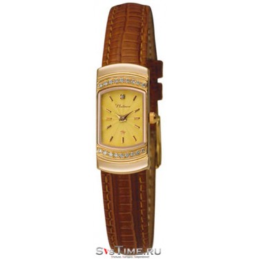 Женские золотые наручные часы Platinor 98356.404