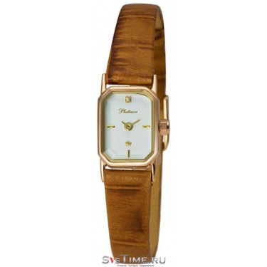 Женские золотые наручные часы Platinor 98450-1.101