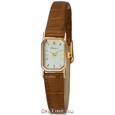 Женские золотые наручные часы Platinor 98450-1.103