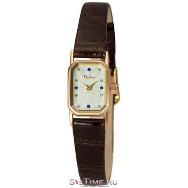Женские золотые наручные часы Platinor 98450-1.226