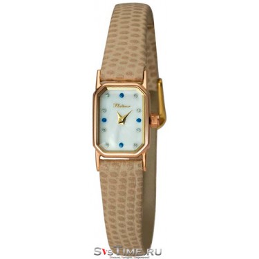 Женские золотые наручные часы Platinor 98450-1.326