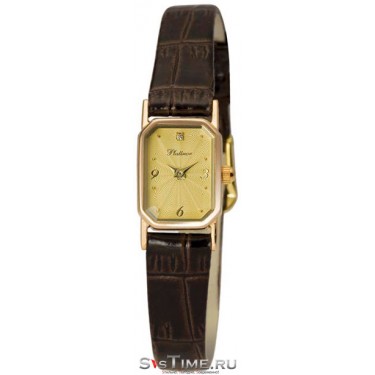 Женские золотые наручные часы Platinor 98450-1.412