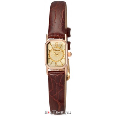Женские золотые наручные часы Platinor 98450-1.420