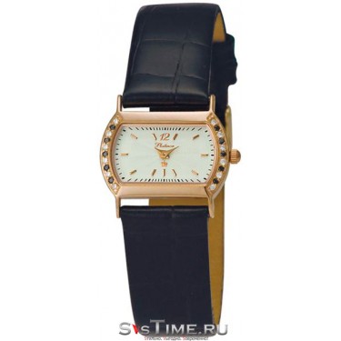 Женские золотые наручные часы Platinor 98555.112