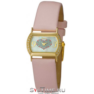 Женские золотые наручные часы Platinor 98566-1.327