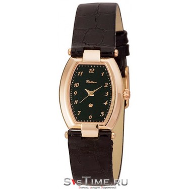 Женские золотые наручные часы Platinor 98650.505