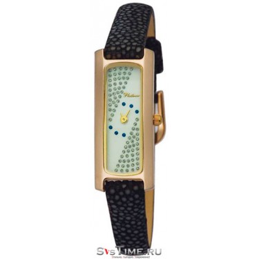 Женские золотые наручные часы Platinor 98750.327