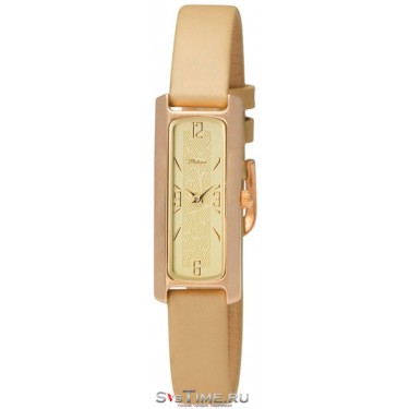 Женские золотые наручные часы Platinor 98750.453