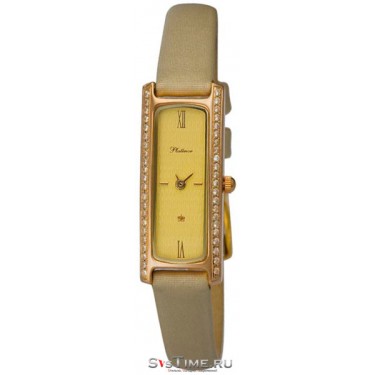 Женские золотые наручные часы Platinor 98751.422