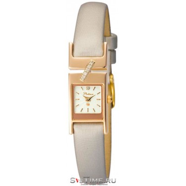 Женские золотые наручные часы Platinor 98851.104