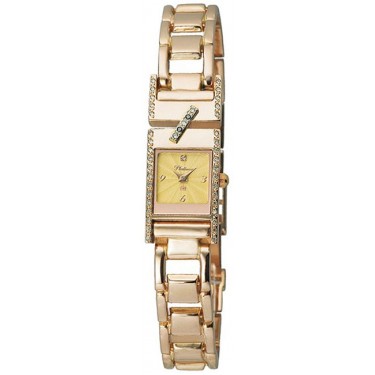 Женские золотые наручные часы Platinor 98855-4.412