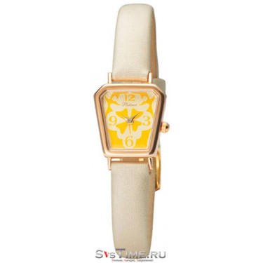 Женские золотые наручные часы Platinor 98950.445