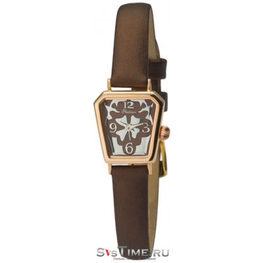 Женские золотые наручные часы Platinor 98950.745