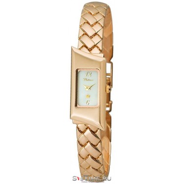 Женские золотые наручные часы Platinor 99050.306