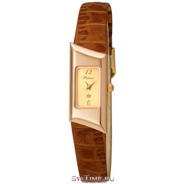 Женские золотые наручные часы Platinor 99050.406