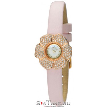 Женские золотые наручные часы Platinor 99356.301