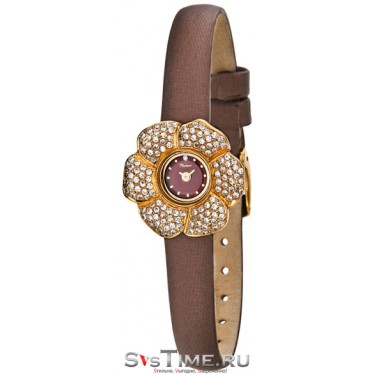 Женские золотые наручные часы Platinor 99366.701