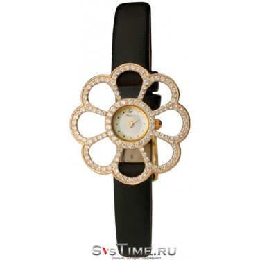 Женские золотые наручные часы Platinor 99656.101