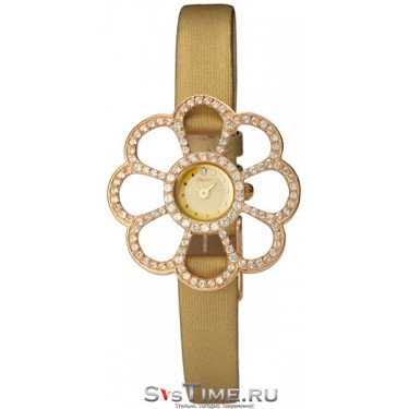 Женские золотые наручные часы Platinor 99656.401